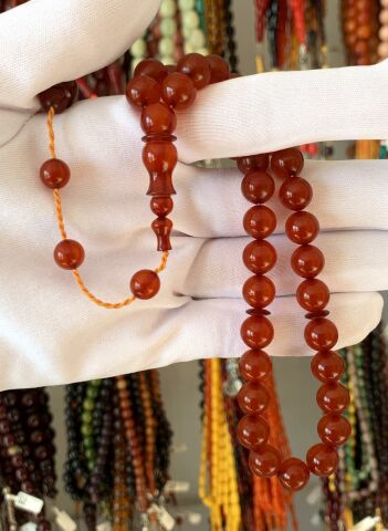 KÜRE MODEL ZAR KEHRİBAR  TESBİH