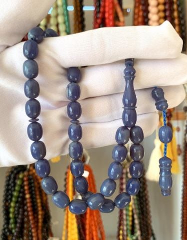 MAVİ ORİJİNAL  KATALİN  (KANAYAN BAĞA) TESBİH