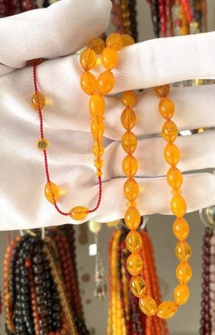 SARI  SIKMA  KEHRİBAR TESBİH