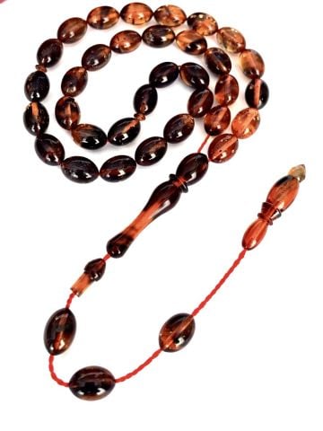 ATEŞ KEHRİBAR TESBİH SİSTEMLİ SİMLİ BEYZİ MODEL