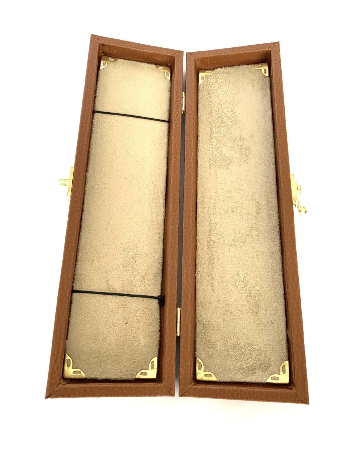 TESBİH KUTUSU KAHVE RENGİ DERİ KANCALI