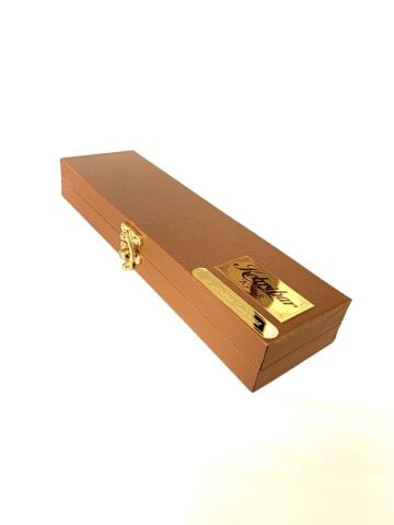 TESBİH KUTUSU KAHVE RENGİ DERİ KANCALI