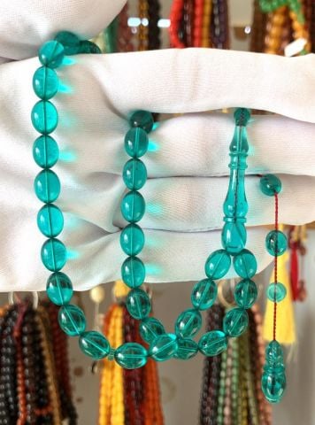 TURKUAZ ATEŞ KEHRİBAR TESBİH