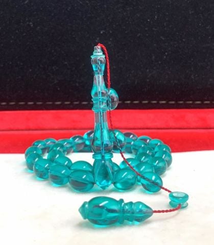 TURKUAZ ATEŞ KEHRİBAR TESBİH