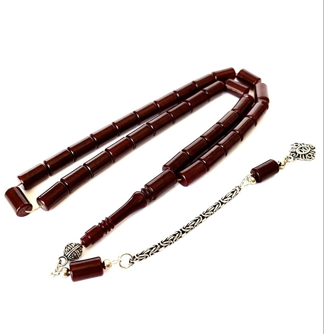 SIKMA KEHRİBAR TESBİH KESME MODEL BORDO