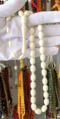 İRİ BOY BEYZİ MODEL DEVE KEMİĞİ TESBİH