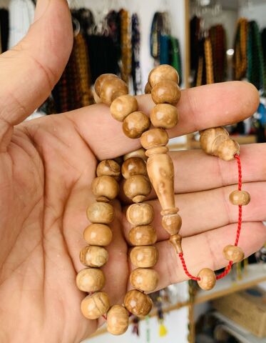 KUKA TESBİH AÇIK KAHVERENGİ TEKER MODEL