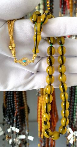 SARI OSMANLI BENZETME SIKMA KEHRİBAR TESBİH