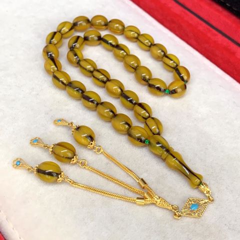 SARI OSMANLI BENZETME SIKMA KEHRİBAR TESBİH