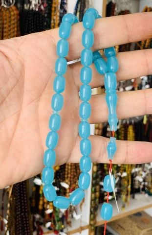 MAVİ UÇAK CAMI TESBİH KAPSÜL MODEL SİSTEMLİ