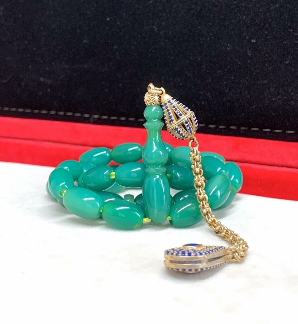 TURKUAZ  ORİJİNAL KATALİN  TESBİH