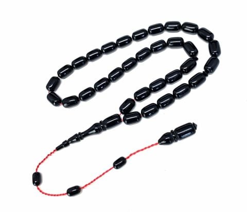 BOWLİNG TOPUNDAN BELÇİKA KATALİN TESBİH SİYAH KAPSÜL MODEL