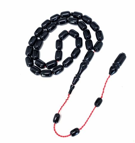 BOWLİNG TOPUNDAN BELÇİKA KATALİN TESBİH SİYAH KAPSÜL MODEL