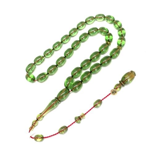 ESKİ ALMAN OYUN ZARINDAN TESBİH YEŞİL BEYZİ MODEL