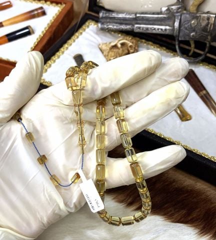 ESKİ ALMAN OYUN ZARINDAN TESBİH ŞEFFAF KAPSÜL MODEL