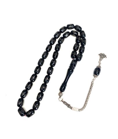 ERZURUM OLTU TAŞI TESBİH GÜMÜŞ ÇAKIM KAPSÜL MODEL