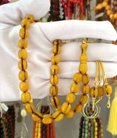 SARI KAPSÜL MODEL OSMANLI BENZETME SIKMA TESBİH