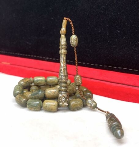 GÜMÜŞ İMAME ÇAKIMLI PELESENK  TESBİH