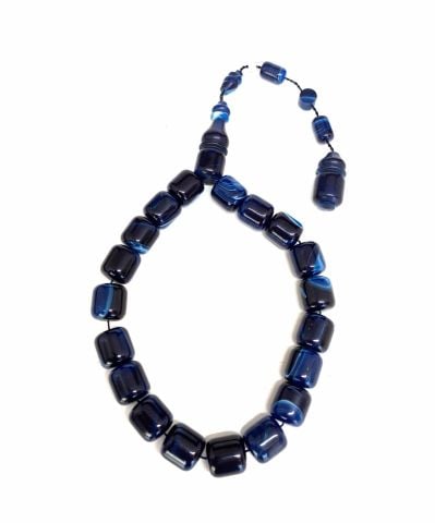 EFE MASKOT BOY LACİVERT KEHRİBAR TESBİH