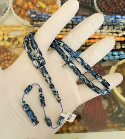 LACİVERT GALALİT TESBİH KESME MODEL