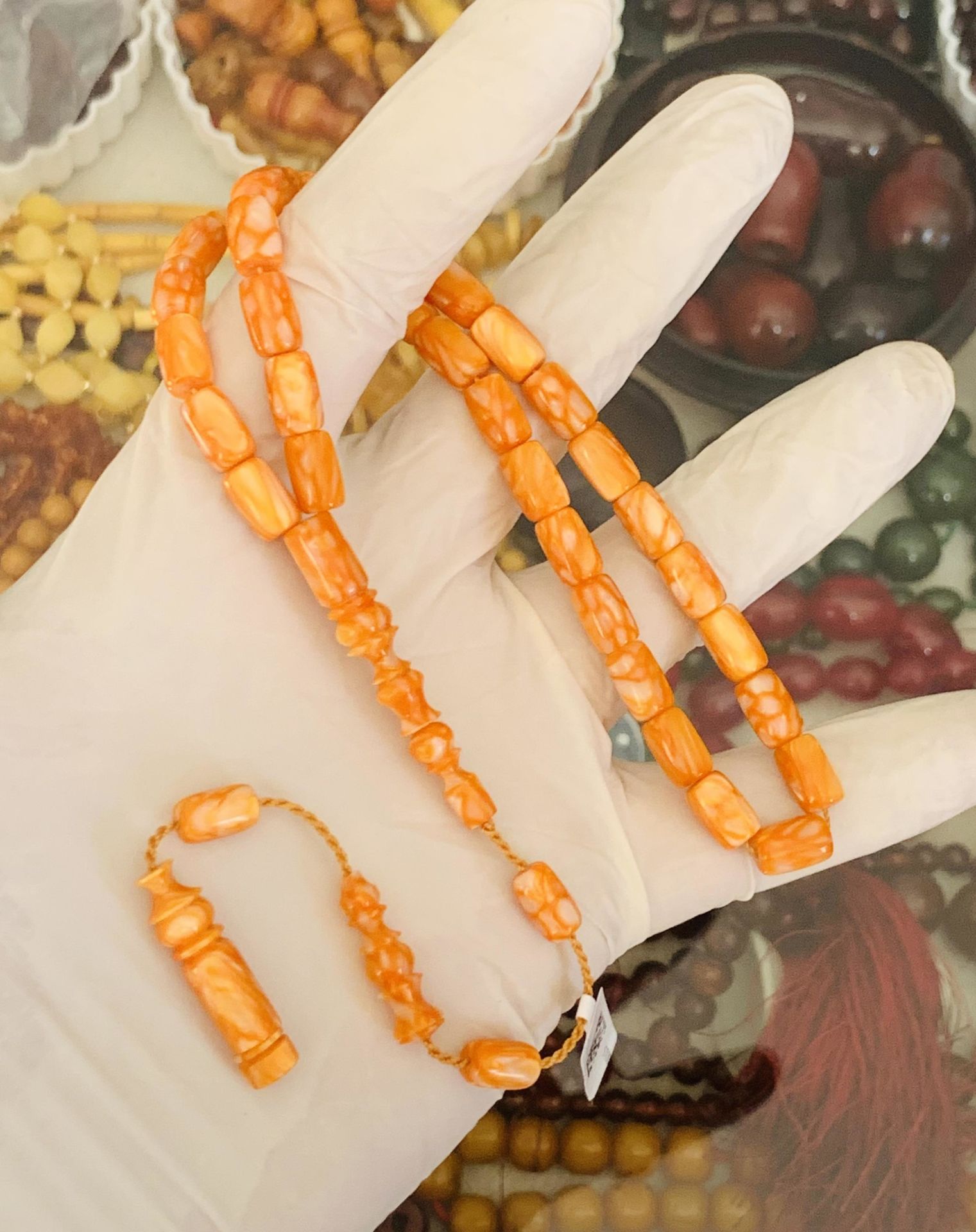 PORTAKAL GALALİT TESBİH KESME MODEL