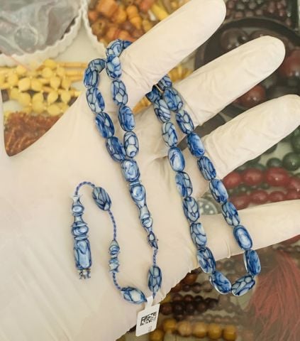 MAVİ GALALİT TESBİH KAPSÜL MODEL