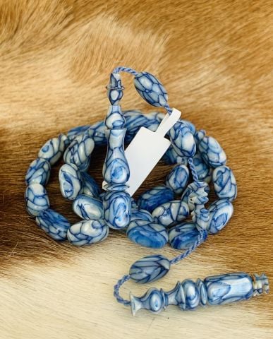 MAVİ GALALİT TESBİH KAPSÜL MODEL