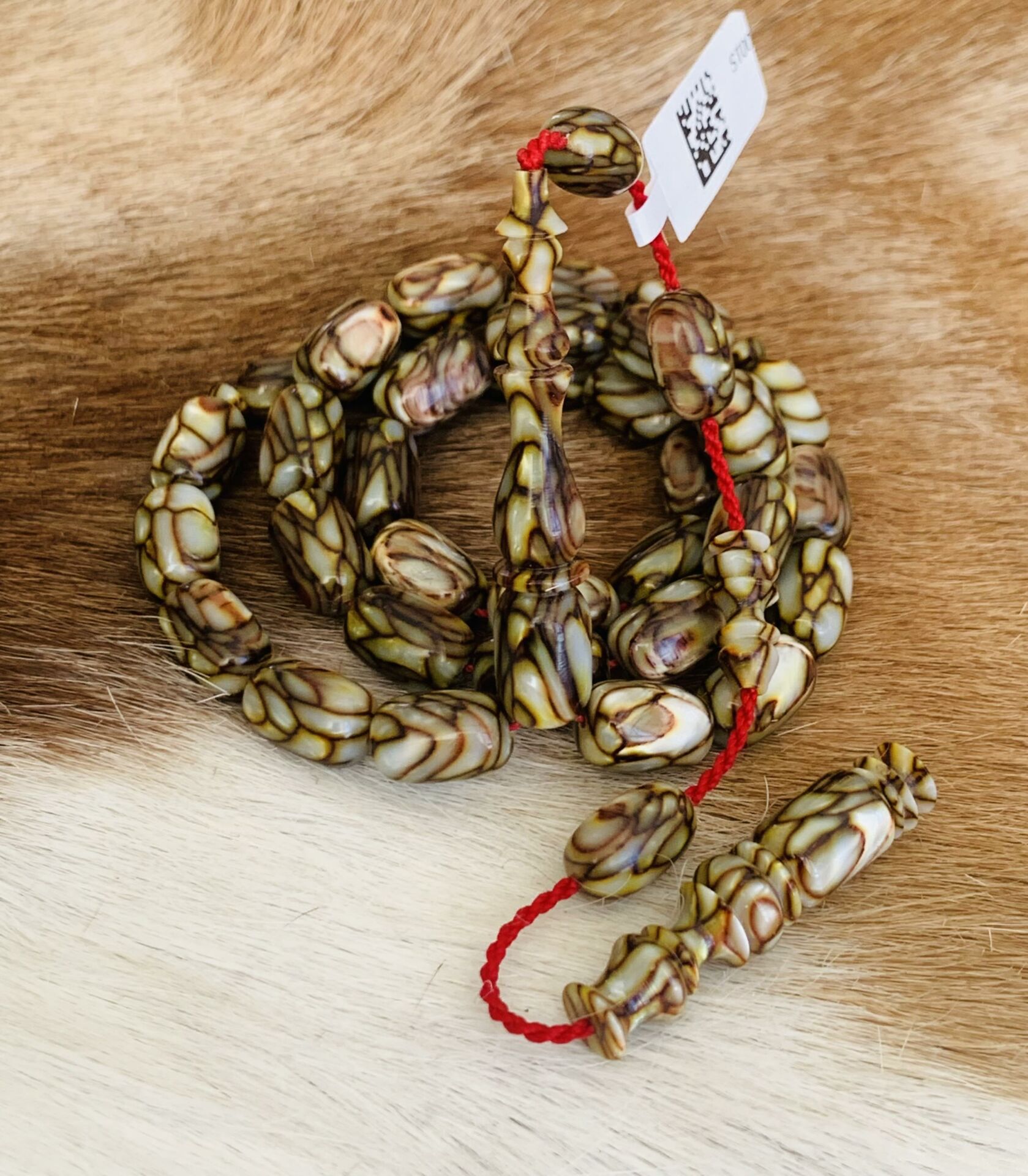 KAHVE RENGİ GALALİT TESBİH KAPSÜL MODEL