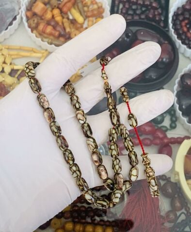 KAHVE RENGİ GALALİT TESBİH KAPSÜL MODEL