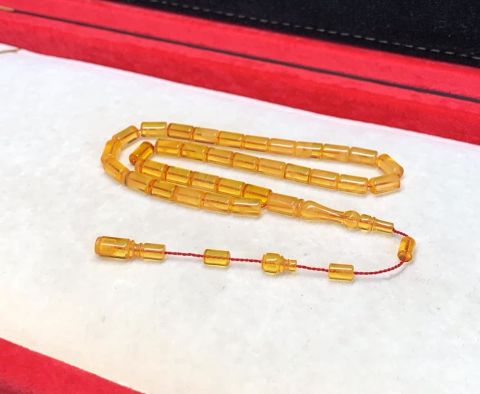 ÇUBUK MALZEMEDEN KESME MODLE SIKMA KEHRİBAR TESBİH