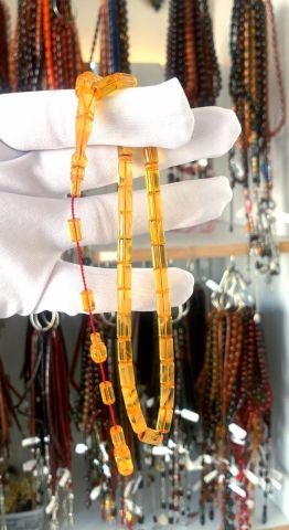 ÇUBUK MALZEMEDEN KESME MODLE SIKMA KEHRİBAR TESBİH