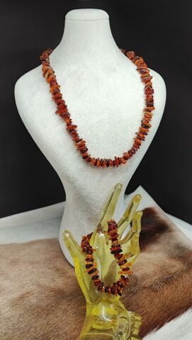 DAMLA KEHRİBAR BİLEKLİK KOLYE SETİ