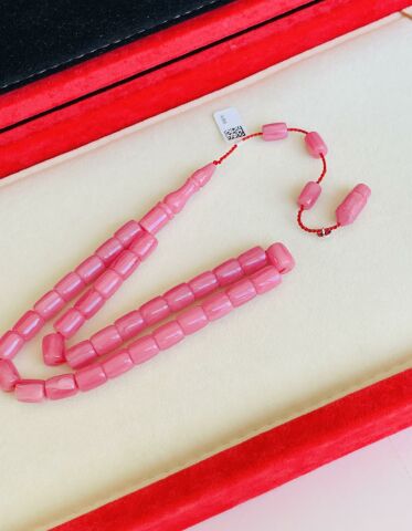 ÇUBUK KATALİN TESBİH PEMBE KESME MODEL