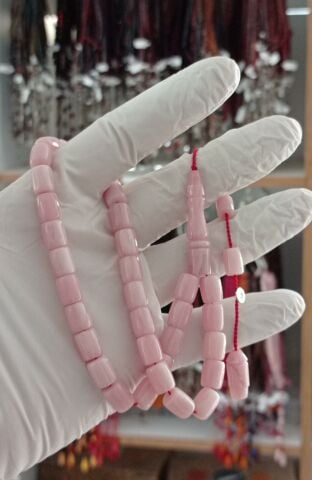 ÇUBUK KATALİN TESBİH BEYAZ KESME MODEL