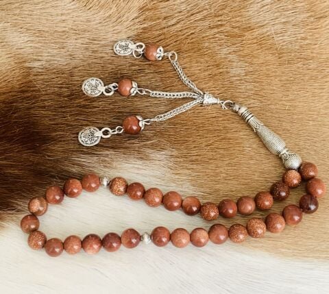 YILDIZ TAŞI DOĞAL TAŞ TESBİH KÜRE MODEL