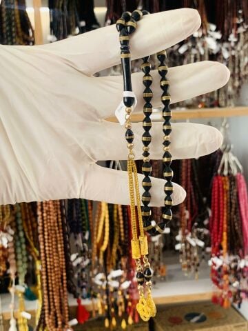 KUKA PİRİNÇ İŞLEMELİ ÖZEL TESBİH