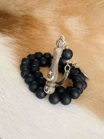 ONİKS DOĞAL TAŞ TESBİH BASIK KÜRE MODEL