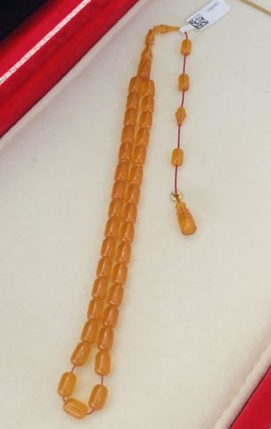 ESKİ MALZEME ZAR KEHRİBAR TESBİH KAPSÜL MODEL