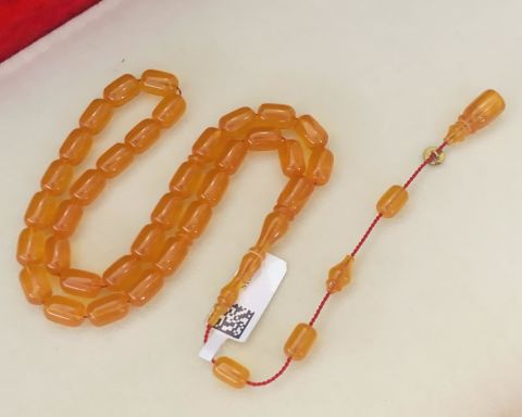 ESKİ MALZEME ZAR KEHRİBAR TESBİH KAPSÜL MODEL