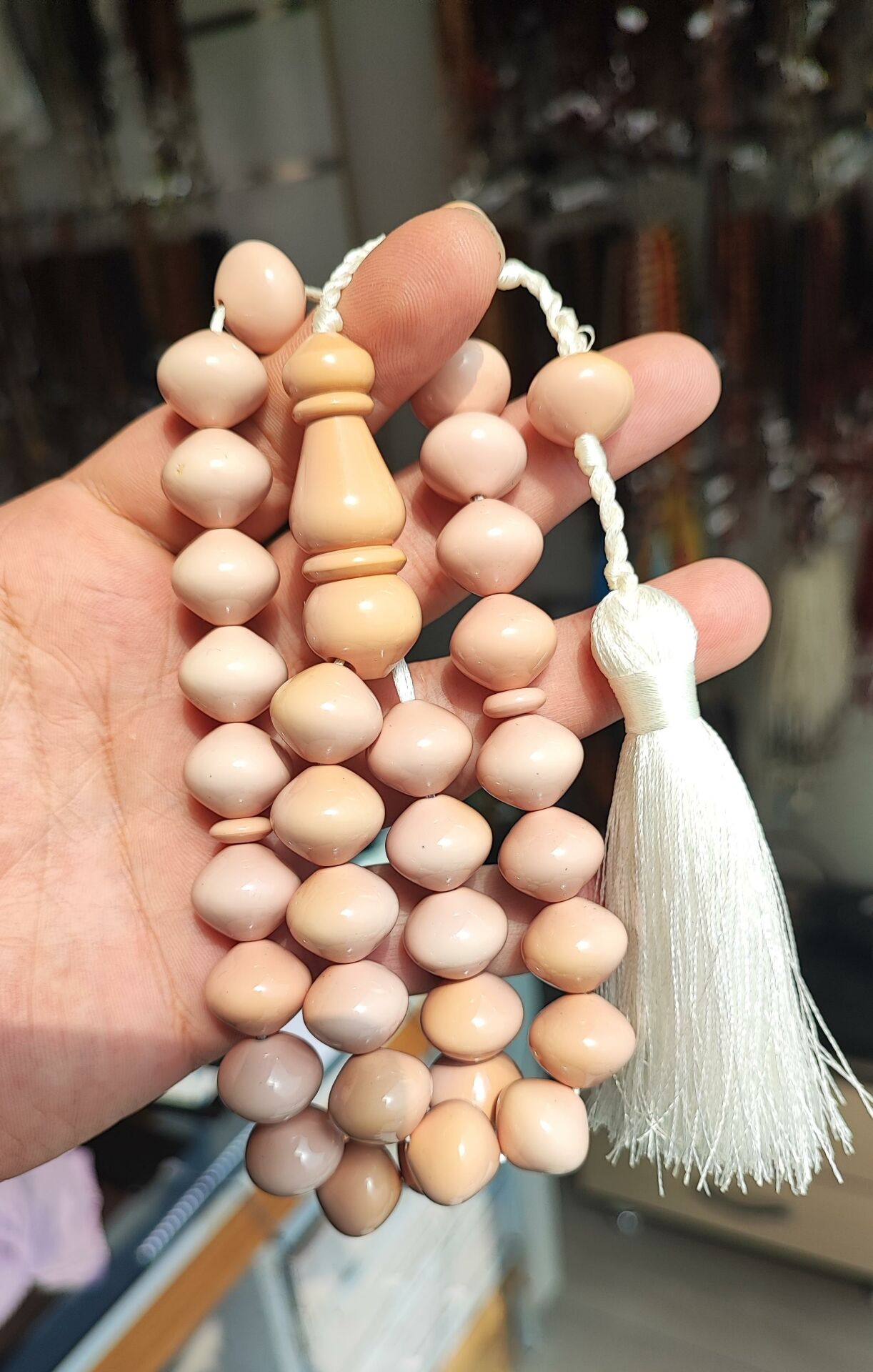 KATALİN KREM ŞALGAMI MODEL TESBİH