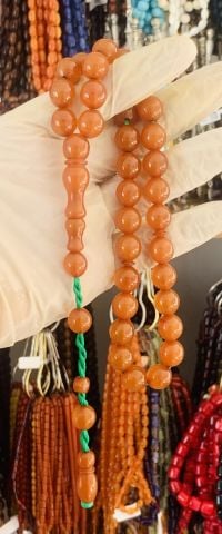 ESKİ MALZEME ALMAN SIKMA KHERİBAR TESBİH KÜRE MODEL