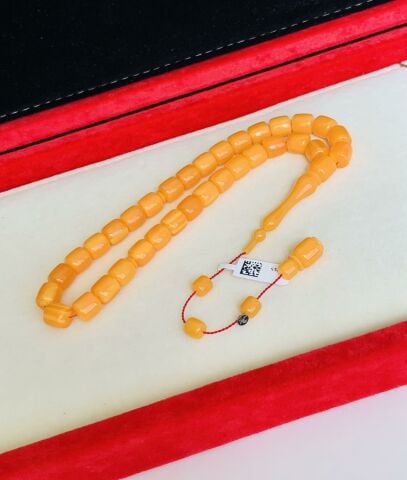 ESKİ MALZEMEDEN SARI MİSKEVİ TESBİH TEKER MODEL