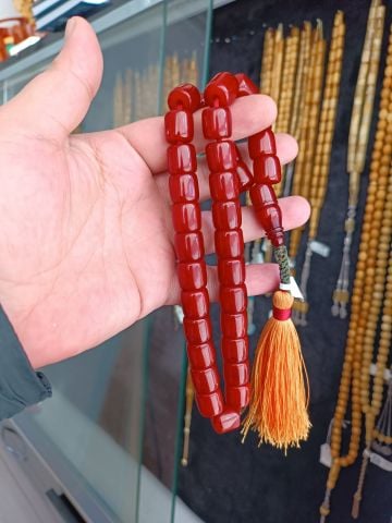 OSMANLI SIKMA KEHRİBAR 75 GR KESME MODEL KAYS RENK OLD FATURAN