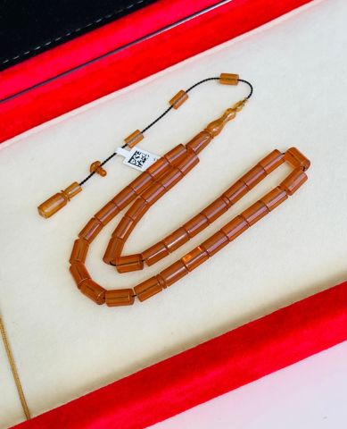 ESKİ ÇUBUK MALZEME BAL RENGİ KATALİN TESBİH KESME MODEL