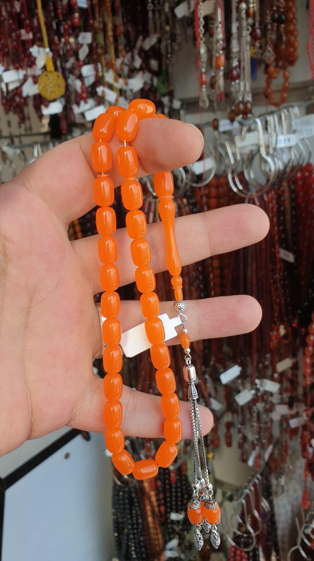 ZAR KEHRİBAR PORTAKAL RENK KAPSÜL MODEL