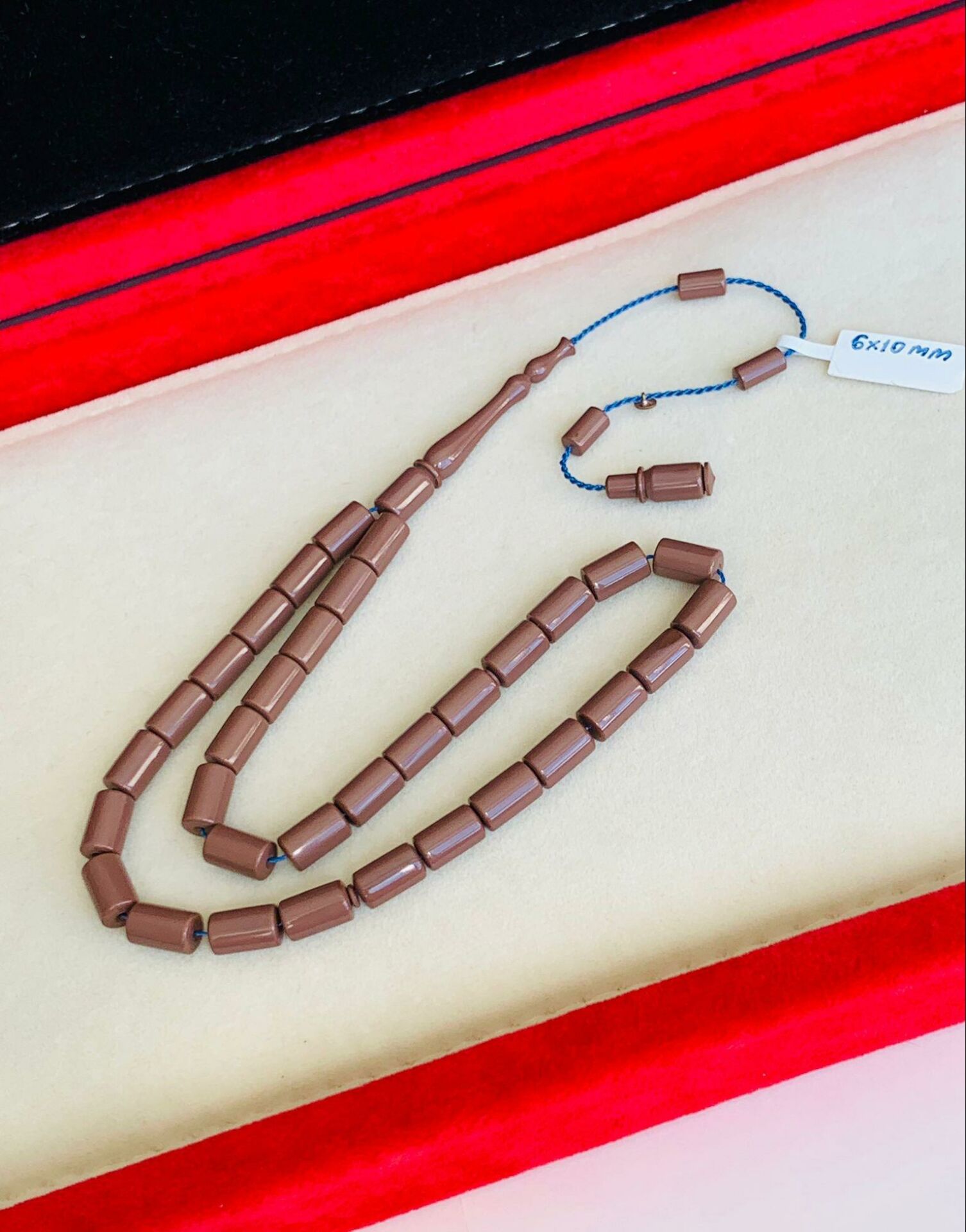 ESKİ MALZEME KARAMEL ÇUBUK KATALİN TESBİH KESME MODEL