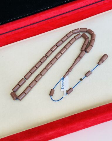 ESKİ MALZEME KARAMEL ÇUBUK KATALİN TESBİH KESME MODEL