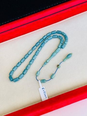 ESKİ MALZEME TURKUAZ ÇUBUK KATALİN TESBİH KAPSÜL MODEL