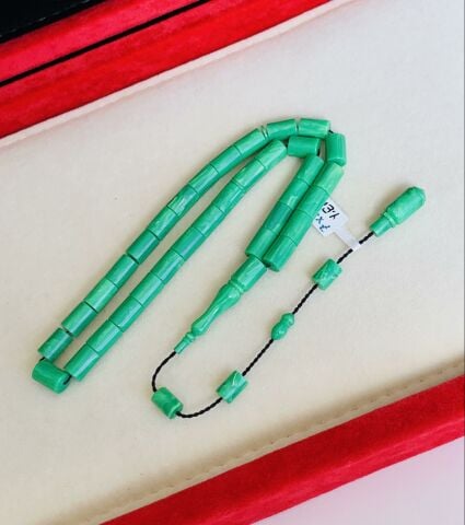 ESKİ MALZEME YEŞİL ÇUBUK KATALİN TESBİH KESME MODEL