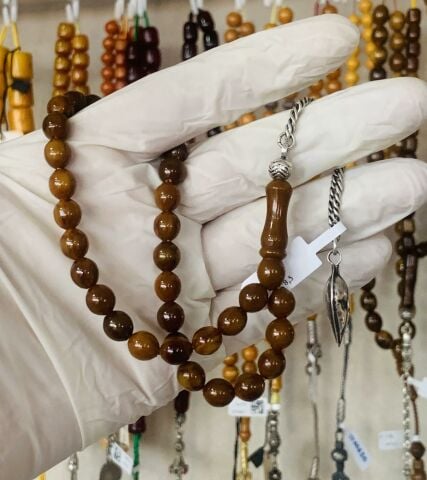 ESKİ DÖNEM İŞÇİLİK ÇEKO HAMUR KATALİN TESBİH KÜRE MODEL